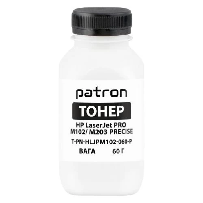 Чорний тонер Patron Precise для HP LJ M102/M104/M106/M130, 60 г