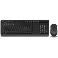 Комплект бездротовий (клавіатура і миша) A4Tech Fstyler FG1010 Black+Grey
