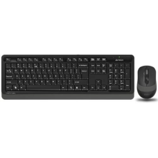 Комплект бездротовий (клавіатура і миша) A4Tech Fstyler FG1010 Black+Grey