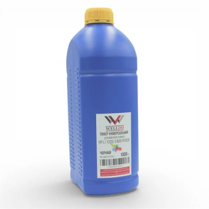 Тонер Welldo UWDTH1320U-1, 1 кг для принтерів HP і Canon