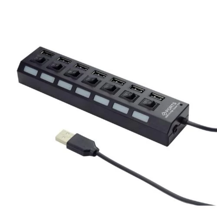 USB-хаб Gembird UHB-U2P7-03 на 7 портів