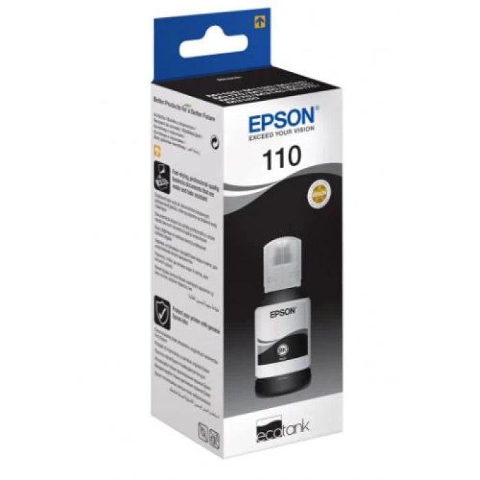 Пігментні чорнила Epson 110 Black для принтера, 120 мл