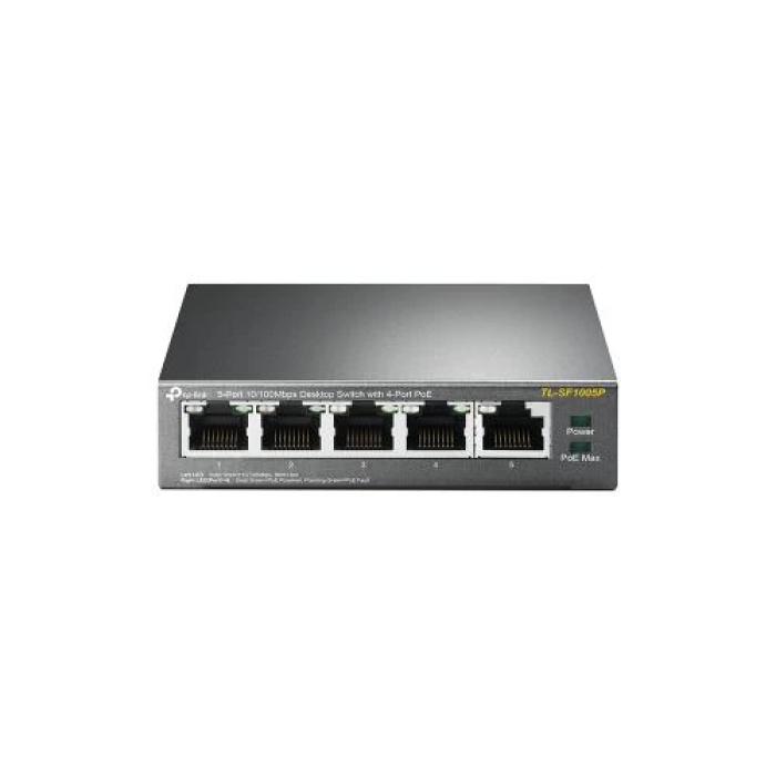 TP-Link TL-SF1005P — мережевий комутатор на 5 портів із 4xPoE