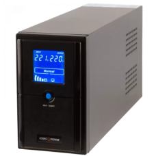 Джерело безперебійного живлення (ДБЖ) LogicPower LPM-UL1100VA Black 1100 ВА