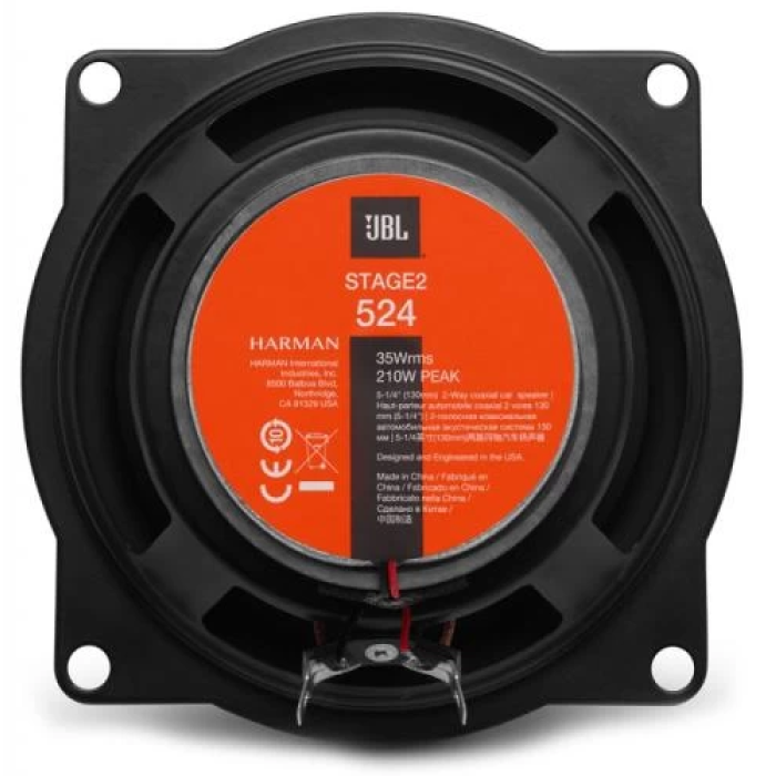 Автомобільні динаміки JBL Stage2 524 діаметром 13 см