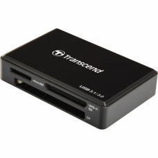 Кардридер USB (зчитувач карт пам’яті) Transcend RDC8 Type-C 3.1, microSD/SD/CF, чорний