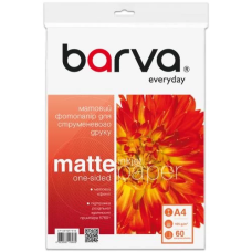 Фотопапір (папір для фото) Barva Everyday матовий A4, 105 г/м², 60 аркушів