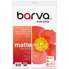 Фотопапір (папір для друку) Barva Everyday матовий A4, 170 г/м², 100 аркушів