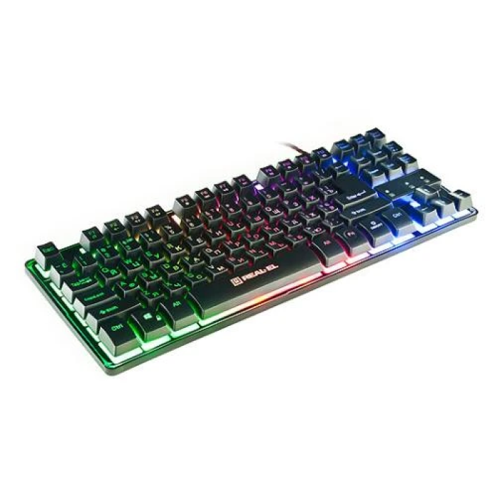 Ігрова клавіатура REAL-EL Gaming 8710 TKL Backlit
