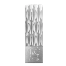 Флешка USB (USB-накопичувач) T&G Metal TG103 64 ГБ, срібляста, USB 2.0