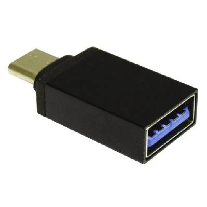Перехідник Lapara USB Type-C на USB 3.0, чорний