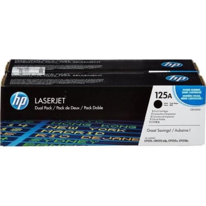 Чорний тонер-картридж HP 125A Dual Pack для лазерного принтера