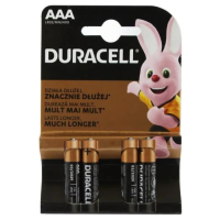 Батарейки AAA (LR03) (пальчикові міні) Duracell Duralock Basic 4 шт