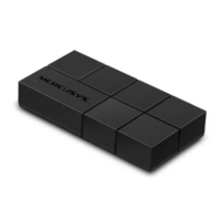 Комутатор Mercusys MS108G, 8x10/100/1000 Mb/s, пластиковий корпус, некерований
