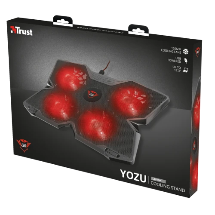 Охолоджувальна підставка Trust GXT 278 Yozu для ноутбука до 17,3″