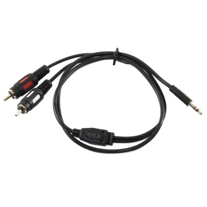 Аудіокабель Atcom 10810 3.5 мм — 2xRCA, 0,8 м