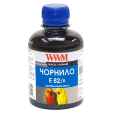 Чорнило для принтера (струменеве чорнило) WWM E82/B Black 200 мл