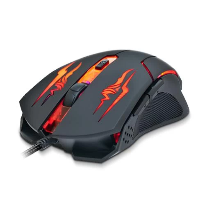 Ігрова миша REAL-EL RM-520 Gaming, чорна, 2400 dpi