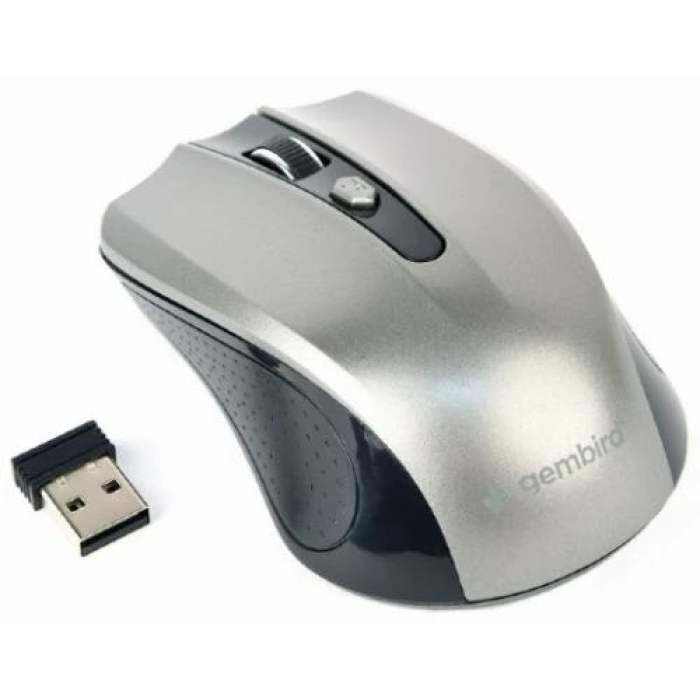 Бездротова комп’ютерна миша Gembird MUSW-4B-04-BG Black/Grey