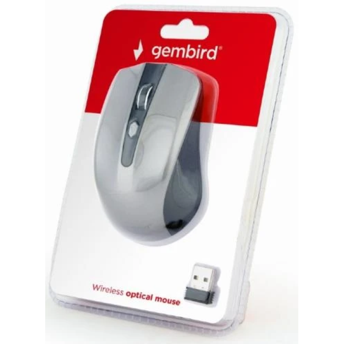 Бездротова комп’ютерна миша Gembird MUSW-4B-04-BG Black/Grey