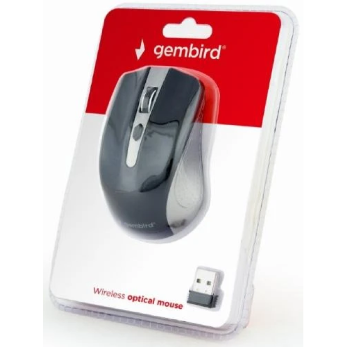 Бездротова оптична миша Gembird MUSW-4B-04-GB на 1600 dpi