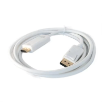 Кабель DisplayPort — HDMI (відеокабель) Extradigital 2 м, білий