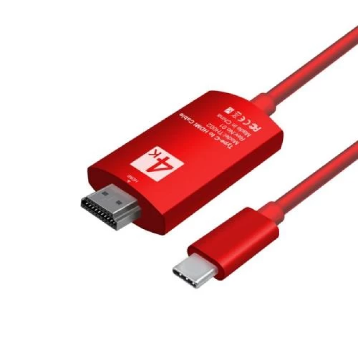 Кабель HDMI–Type-C Extradigital KBH1751, 2 м