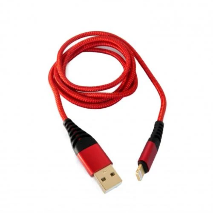 USB-кабель Lightning Extradigital 1 м — червоний