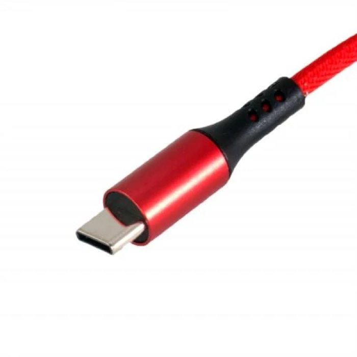 Кабель USB Extradigital KBU1759 з трьома розʼємами, 15 см