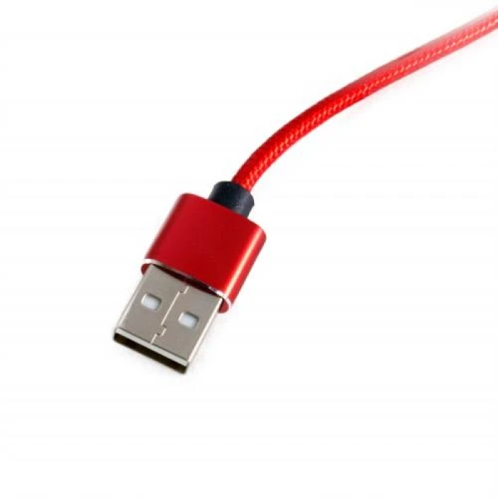 Кабель USB Extradigital Type-C, 1 м, червоний