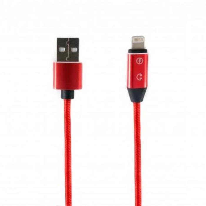 Кабель USB Extradigital Type-C, 1 м, червоний