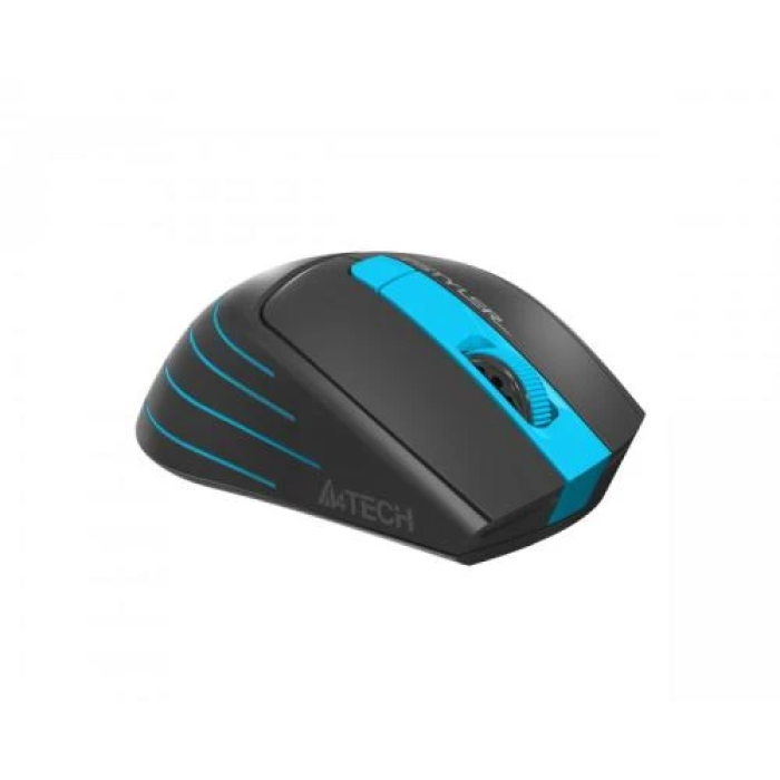 Миша A4Tech Fstyler FG30S Gray/Blue — бездротова модель на 6 кнопок