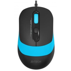 Провідна миша (комп’ютерна миша) A4Tech Fstyler FM10S 1600 DPI Black+Blue, безшумна