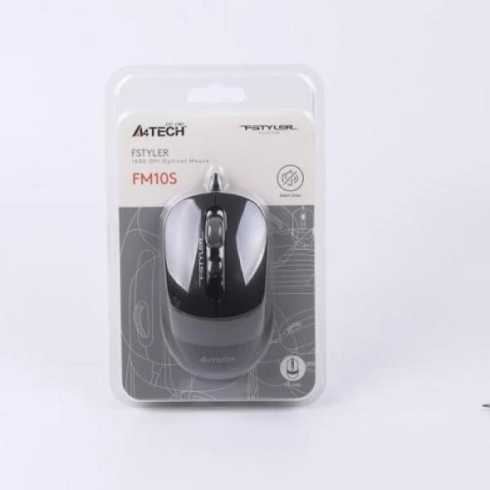 Оптична комп’ютерна миша A4Tech Fstyler FM10S Black/Grey