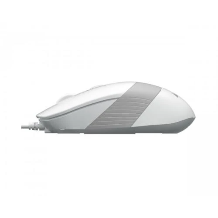 Біла миша A4Tech Fstyler FM10S із безшумним кліком