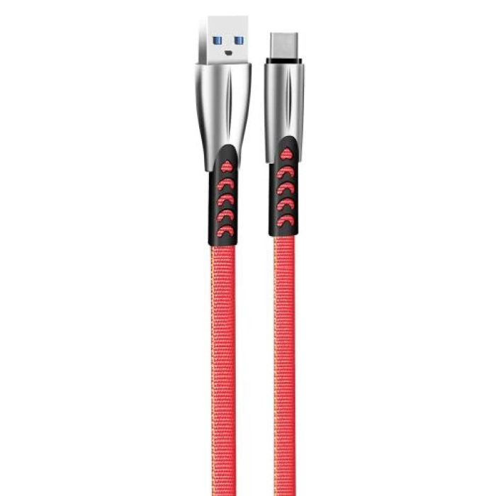 Кабель USB Type-C ColorWay CW-CBUC012-RD — 1 м, 2.4 A, червоний