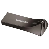 Флеш-накопичувач (USB-флешка) Samsung Bar Plus 256 ГБ Titanium Grey, до 300 МБ/с