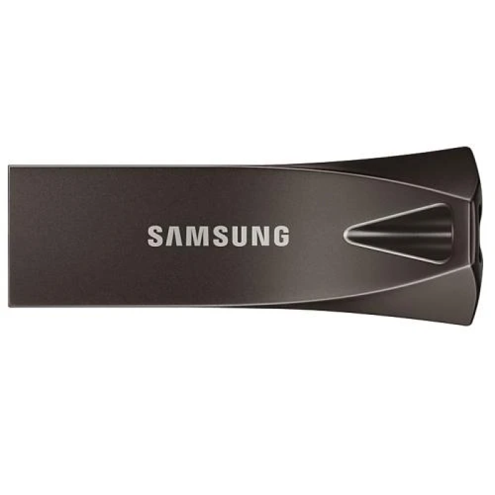 USB-флешка Samsung Bar Plus на 256 ГБ у сірому металевому корпусі