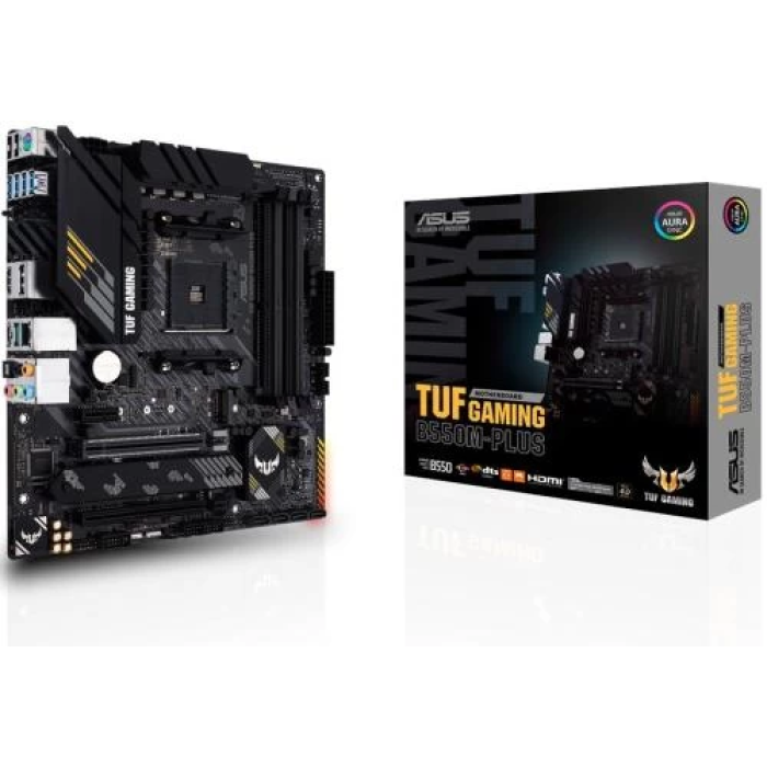 Материнська плата Asus TUF GAMING B550M-PLUS для процесорів AM4