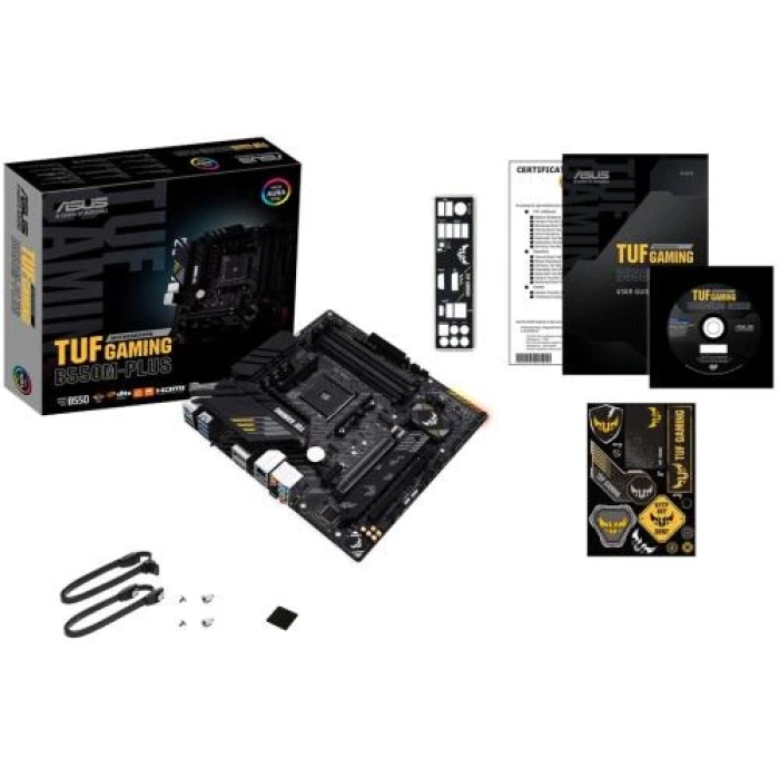 Материнська плата Asus TUF GAMING B550M-PLUS для процесорів AM4