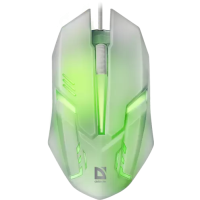Оптична миша (комп’ютерна миша) Defender Cyber MB-560L біла, 1600 dpi