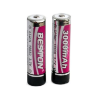 Акумулятор 18650 (літій-іонний акумулятор) Beston 3000 mAh 2 шт