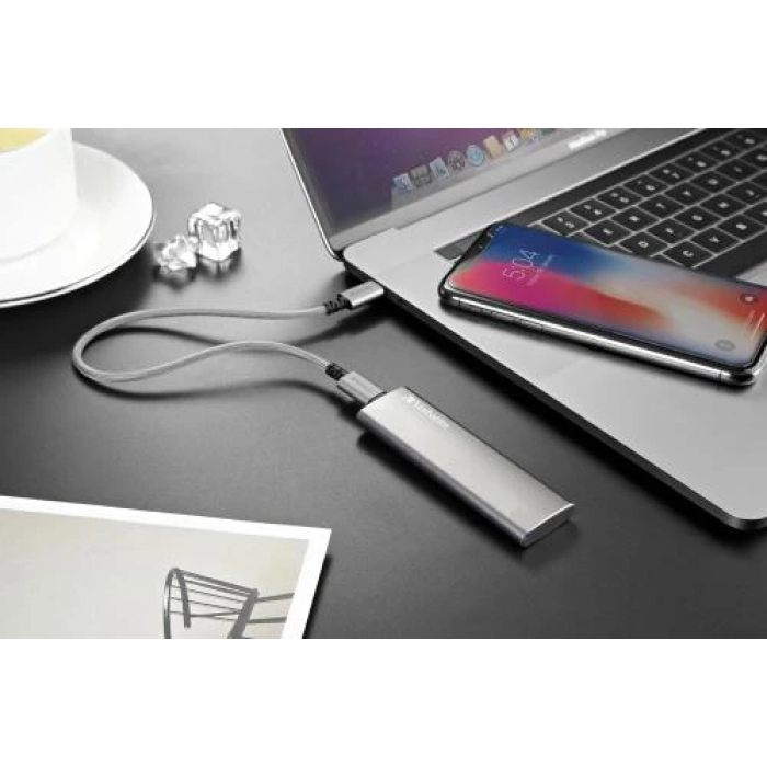 Зовнішній SSD Verbatim Vx500 на 240 ГБ, сірий