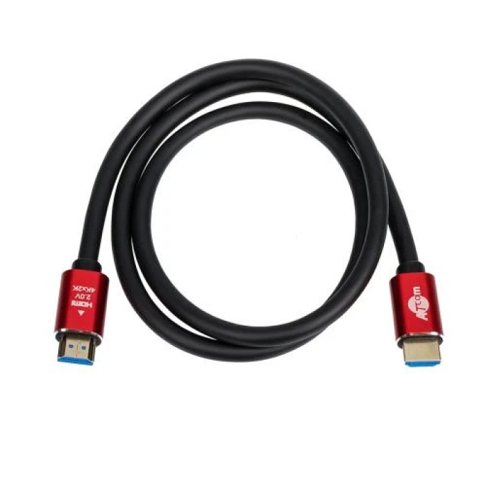 Відеокабель HDMI 2.0 Atcom V2.0, 2 м, чорний