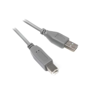 Кабель USB для принтера (USB AM — USB BM) Maxxter U-AMBM-6G 1,8 м, сірий
