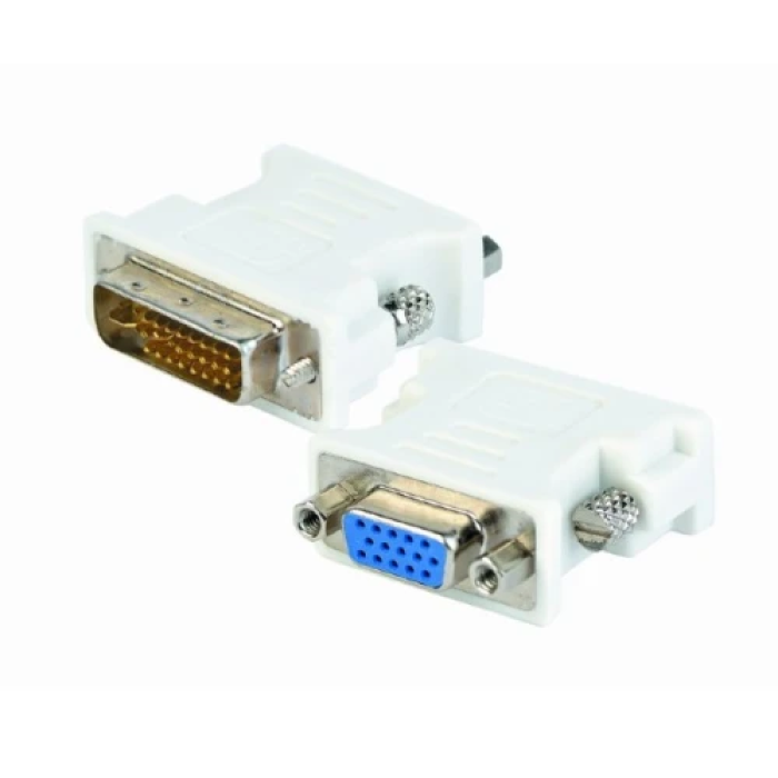 Білий перехідник Cablexpert DVI-I на VGA