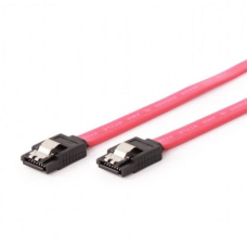 Кабель SATA (кабель даних SATA) Cablexpert CC-SATAM-DATA-0.3M 30 см, червоний