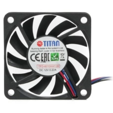 Вентилятор для корпусу (корпусний вентилятор) Titan TFD-6010HH12B 60x60x10 мм, 4800 об/хв