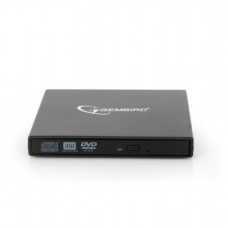 Зовнішній DVD-привід (оптичний привід) Gembird DVD-USB-02 USB 2.0, чорний