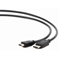 Кабель DisplayPort — HDMI (відеокабель) Cablexpert CC-DP-HDMI-3M 3 м чорний